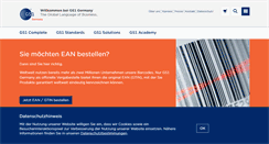 Desktop Screenshot of gs1-germany.de